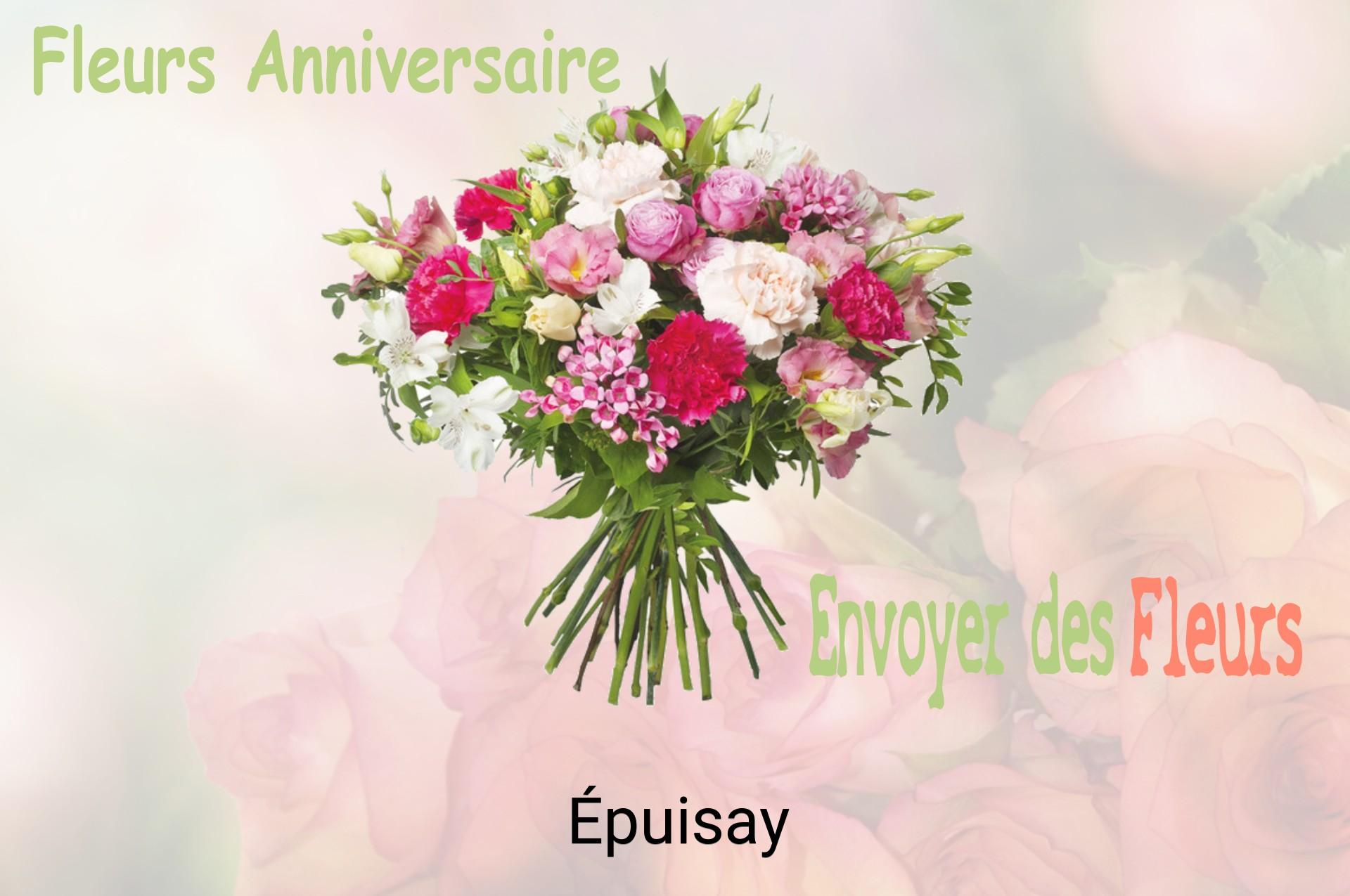 Bouquet de fleurs d’anniversaire livré à Épuisay
